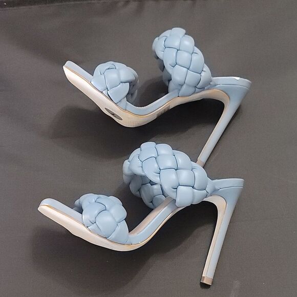 BRAND NEW STEVE MADDEN WOMEN"S CHUNKY BRAIDED STRAP DETAILS KENLEY HEELE… - Picture 16 of 16